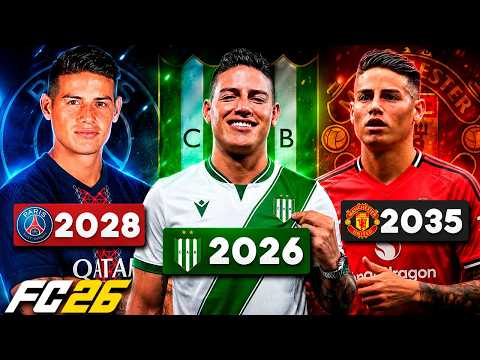 I replayed James Rodriguez's career in EA FC 26.