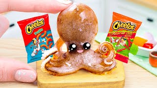 Best Of Mini FoodHow To Cook Hot Crispy Cheetos Fried Octopus Miniature Cooking