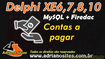 Delphi e MySQL - Contas a Pagar aula 10