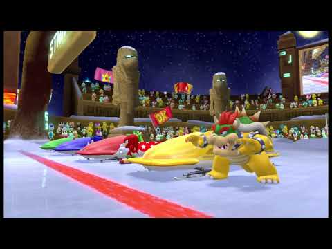 Mario & Sonic at the Olympic Winter Games Team Festival (Team Knuckles) Part 1