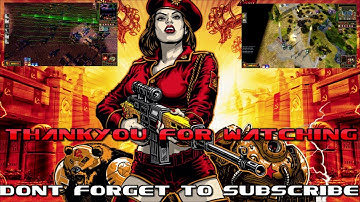 C&C Red Alert 3 , Map 2 , 1v1 Vs Brutal Ai , Epic War Mod , Skirmish Gameplay , 4k , 2018