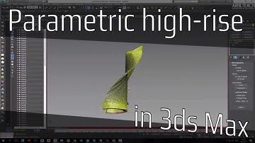 3D Tutorial | Parametric high-rise (skyscraper) in 3ds max | Very simple