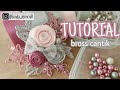 TUTORIAL BROSS CANTIK | CARA MEMBUAT  BROS BROKAT PITA SATIN | BROS HIJAB DARI PITA SATIN DAN BRUKAT