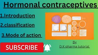 Oral contraceptive | B pharm 5th sem | unit -5 ! pharmacology 2 | In hindi