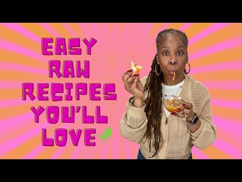 3 Raw Vegan Recipes | Easy & No Cook