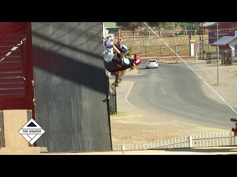 First Ever Female Skateboarder Backflip on the Mini Mega: Alana Smith