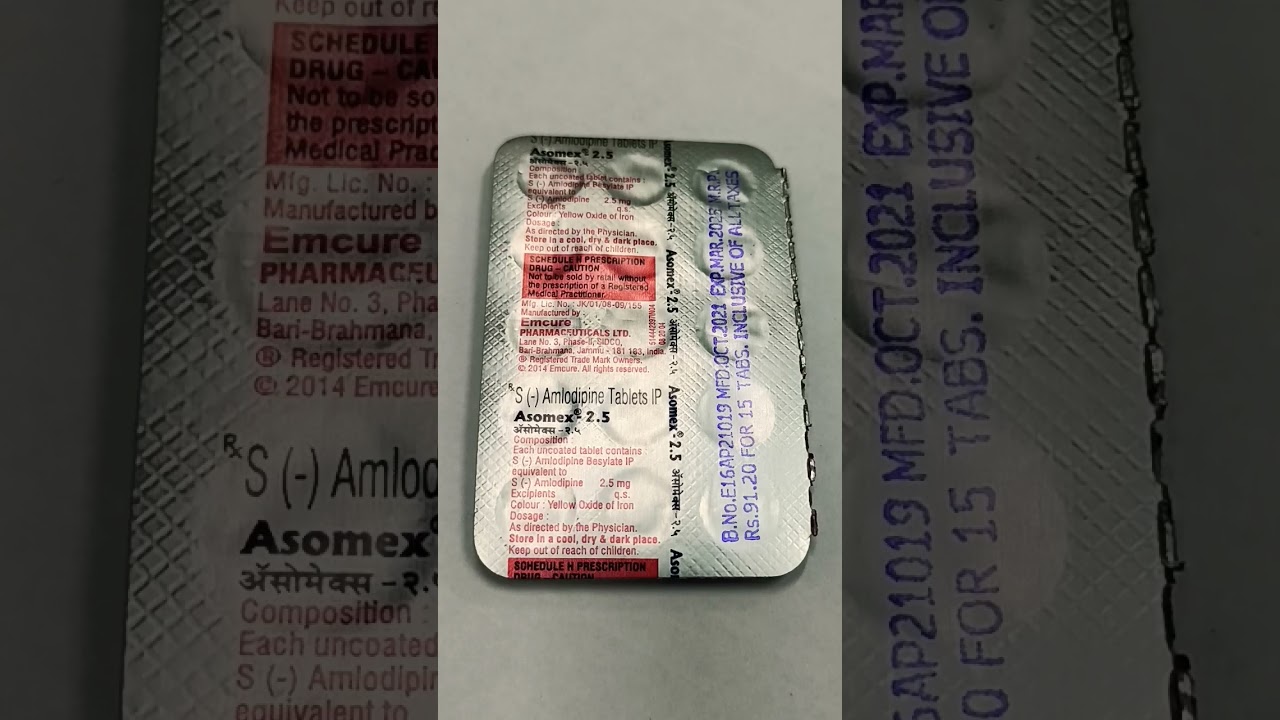 Asomex 2.5mg Tablet
