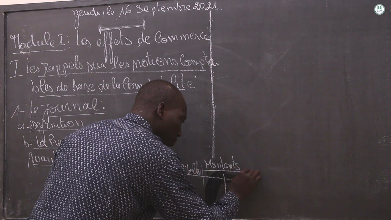 Cours - Terminale science économie - Comptabilité : les effets de commerce /Mr.SIDIBE