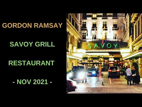 Gordon Ramsay Savoy Grill Restaurant. Beaufort Bar. Fine Dining London November 2021. Cocktail Bar