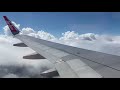 AirAsia AK 6493 Sandakan to Kota Kinabalu Takeoff + Descent + Landing