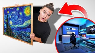I Built a SECRET Gaming Room in my House for Jarvis to Play Fortnite ($10,000)