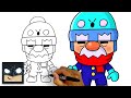 How To Draw Gale ❄️ NEW Brawl Stars