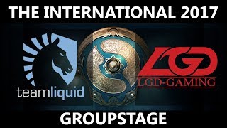 Team Liquid vs LGD, The International 2017, LGD vs Team Liquid