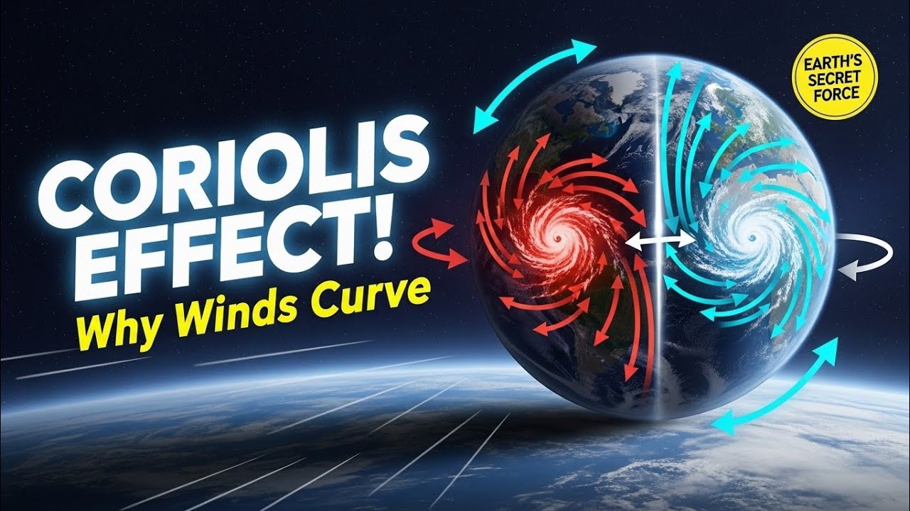 Coriolis Effect Explained: Why Winds Curve Across the Globe! - YouTube