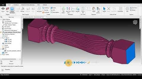 05 Operación de desbaste y configuración de simulación Parte 2 con FeatureCAM CAD CAM