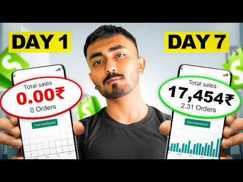 I Tried Indian Dropshipping For One Week! (Realistic Results)