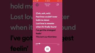 Past Lives Lyrics #Viral#Pastlives#Music#Lyrics Resimi