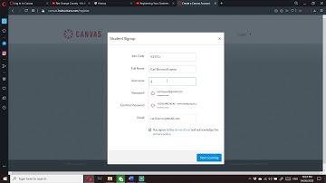 How to join an exam in Canvas Instructure.