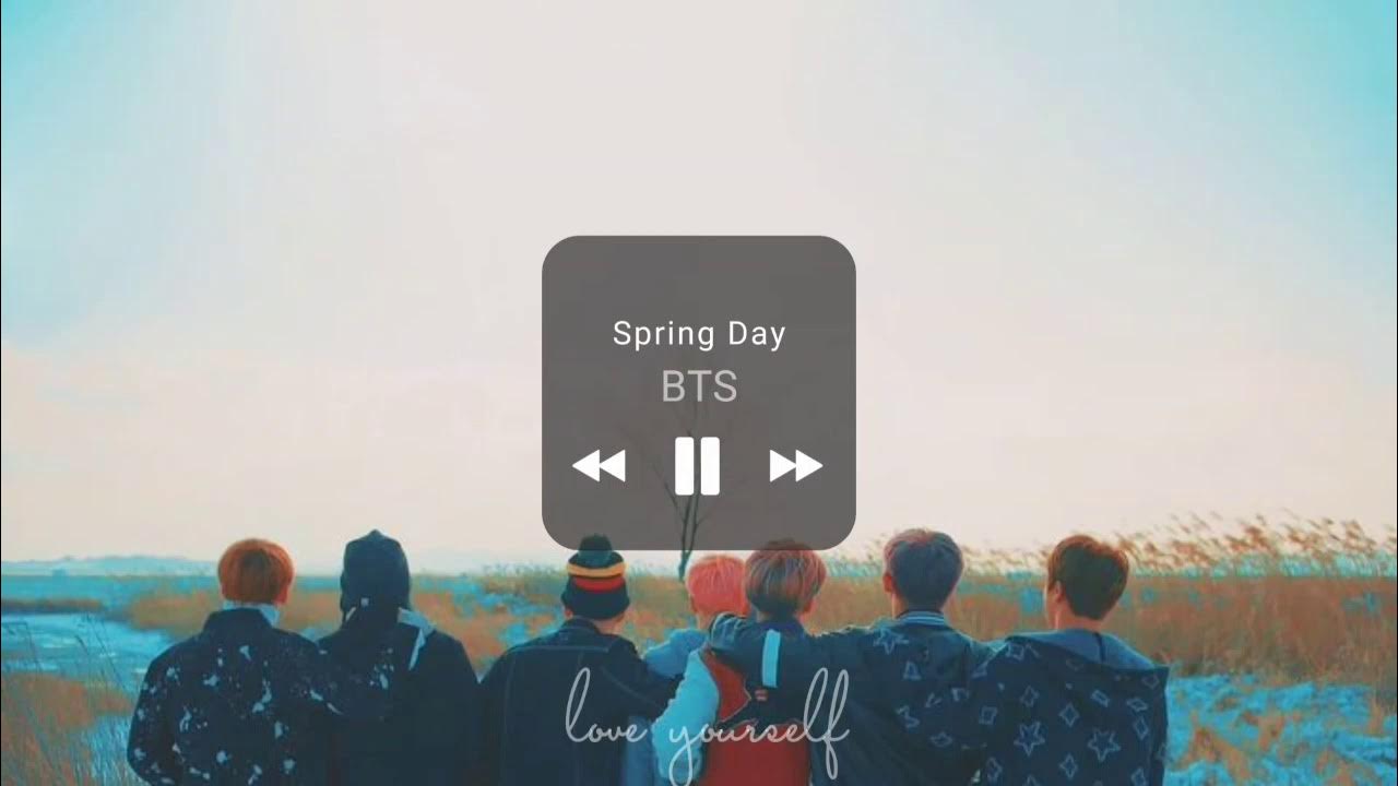 Spring day bts текст