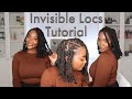 INVISIBLE LOCS TUTORIAL | FAUX LOC STYLES