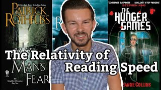 On the Relativity of Reading Speed || Video Response to 1book1review || BookTube Discussion