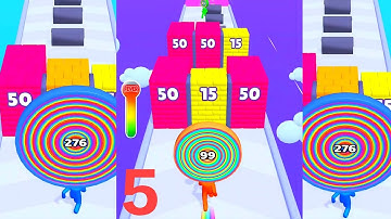 Layer Man Run 3D - All Levels Gameplay (Android, IOS) Part 5