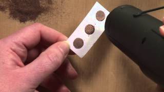 All About Adhesive: Heat Embossing an Adhesive Dot as Accent