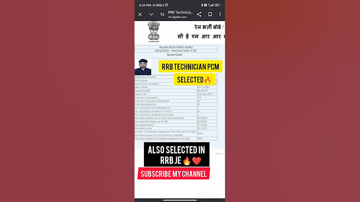 rrb technician result| railway technician grade 3 final selection🔥| rrb je result #motivation #viral