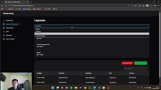 Demo Aplikasi Keuangan UMKM-Kelompok 10 - Fitur: Laporan Keuangan dan Export Data