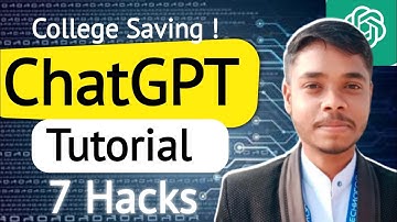 ChatGpt Tutorial - For all college students & Coders|ChatGpt Tutorial For Begginers