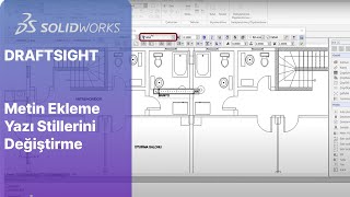 Draftsight -  Metin Ekleme ve Tüm Yazı Stillerini Değiştirme