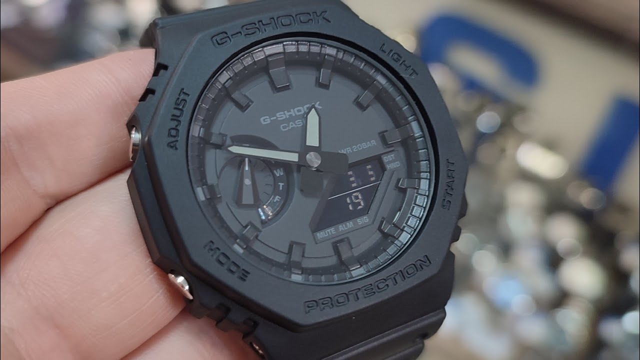 Isse Fern Sammenbrud UNBOXING CASIO G-SHOCK GA-2100-1A1ER - YouTube