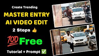 Trending Master JD Entry Ai Video Editing Tutorial & Prompt | Master Movie Ai Video Editing prompt screenshot 5