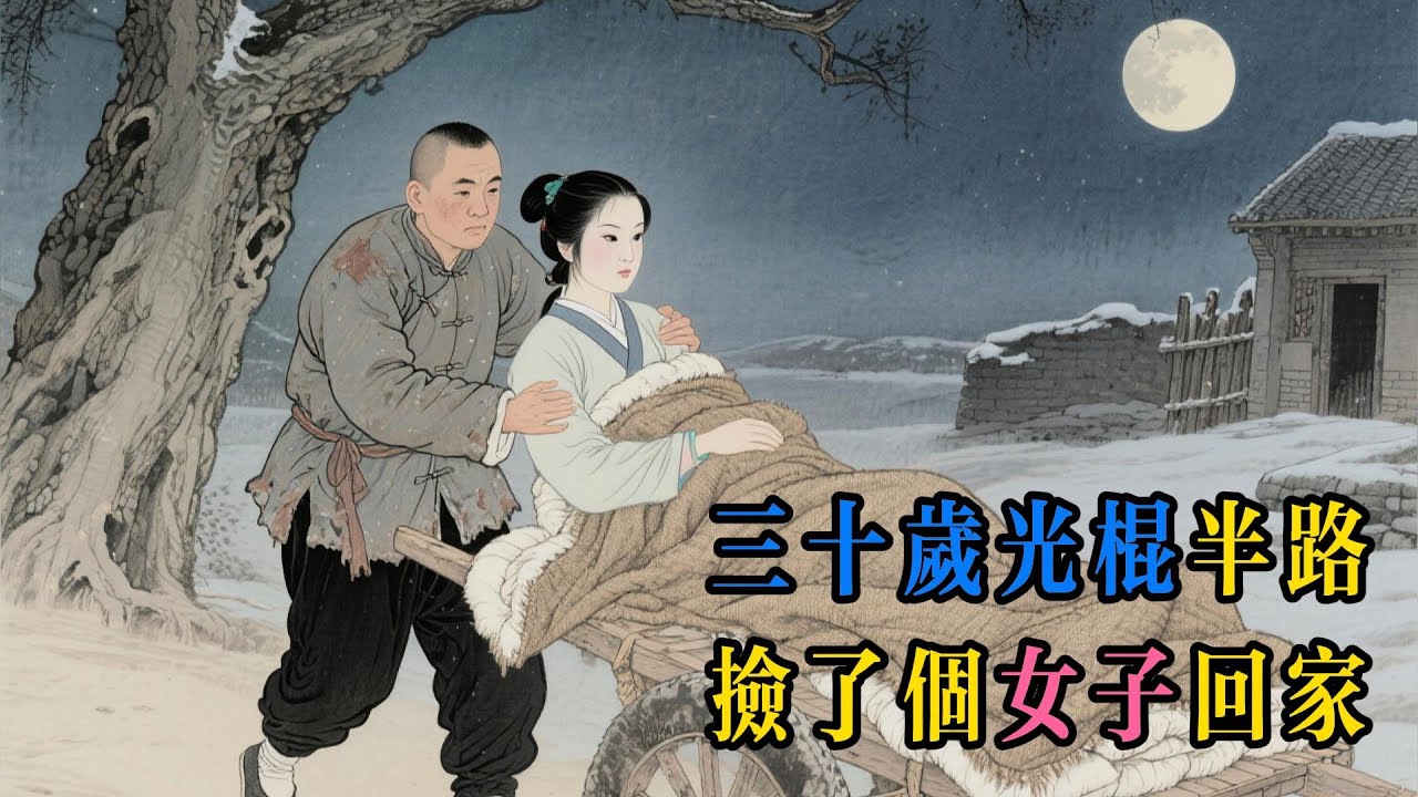 三十歲光棍撿回個自稱是掃把星的女子，沒想到掃把星變財神奶奶？還是個千年「樹精」妻！紅綢、鐵鏟、天雷劫！這才是真正的積善之家！樹精, 掃把星, 財神,  善良, 福報#民間故事 #情感 #故事頻道