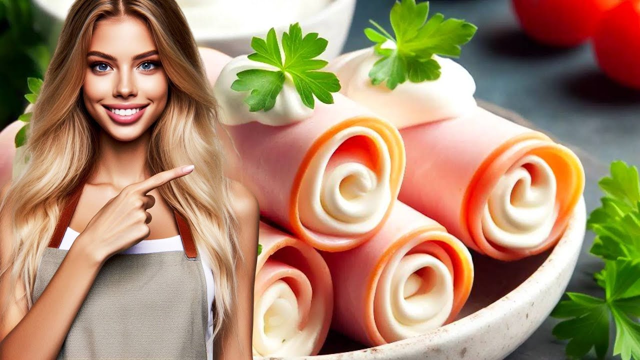 EASY Cream Cheese Spread Ham RollUp Recipe (HOW to Make Ham RollUps