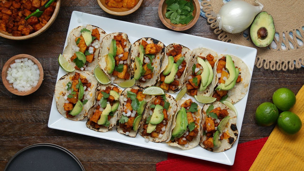 Vegan Butternut Squash Al Pastor Tacos Tasty