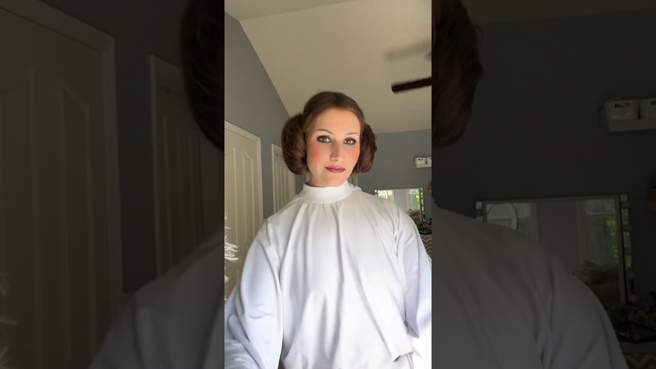 a princess leia cosplay makeup tutorial ! ✨ #cosplay #starwars #princessleia #leia #leiacosplay