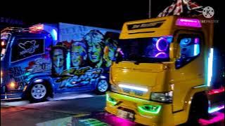 (full glowing perang lampu LED) MALAM PERTAMA 🌑 @bandung auto fest 2021🤙