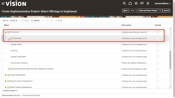 Setup | Manage setup using implementation projects