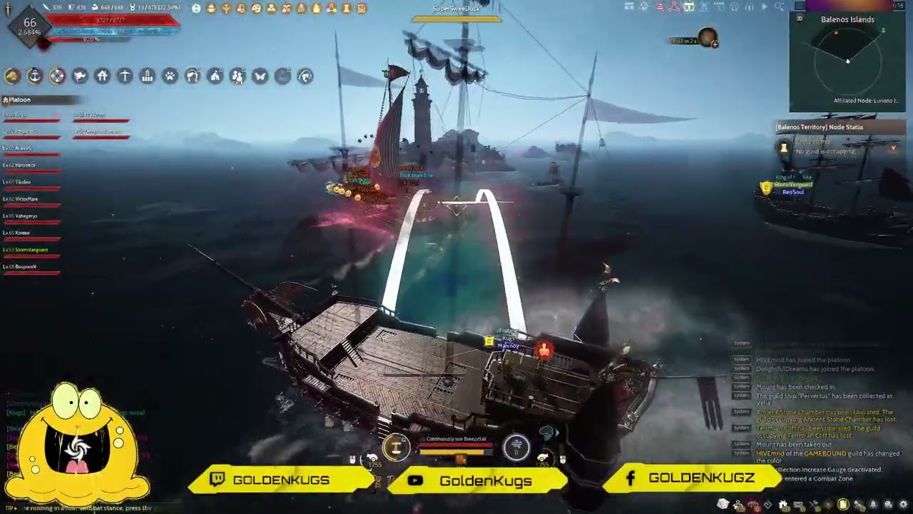 [BDO] Black Desert Online . SEA FIRST NAVAL WARFARE (BLUE BATTLE FIELD)