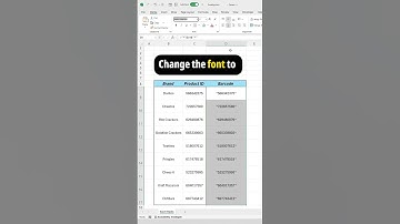 I Created a Barcode in EXCEL and You Won