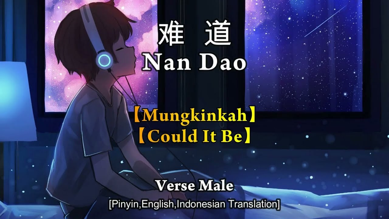 Nan Dao【难道】【难道真的要这样】 verse Male【Mungkinkah/Could It Be】[Pinyin,English,Indonesian Translation]