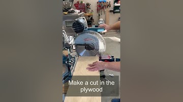 How to make a quick jig for repeatable cuts at the miter saw