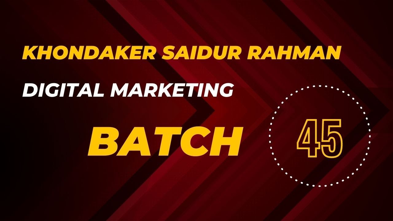 YouTube Intro & Channel Optimization Class-12