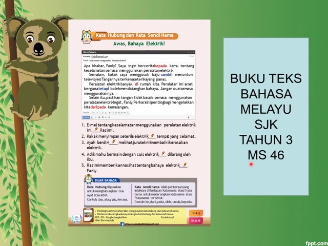 Bahasa Melayu Sjk Tahun 3 Ms 46 Youtube
