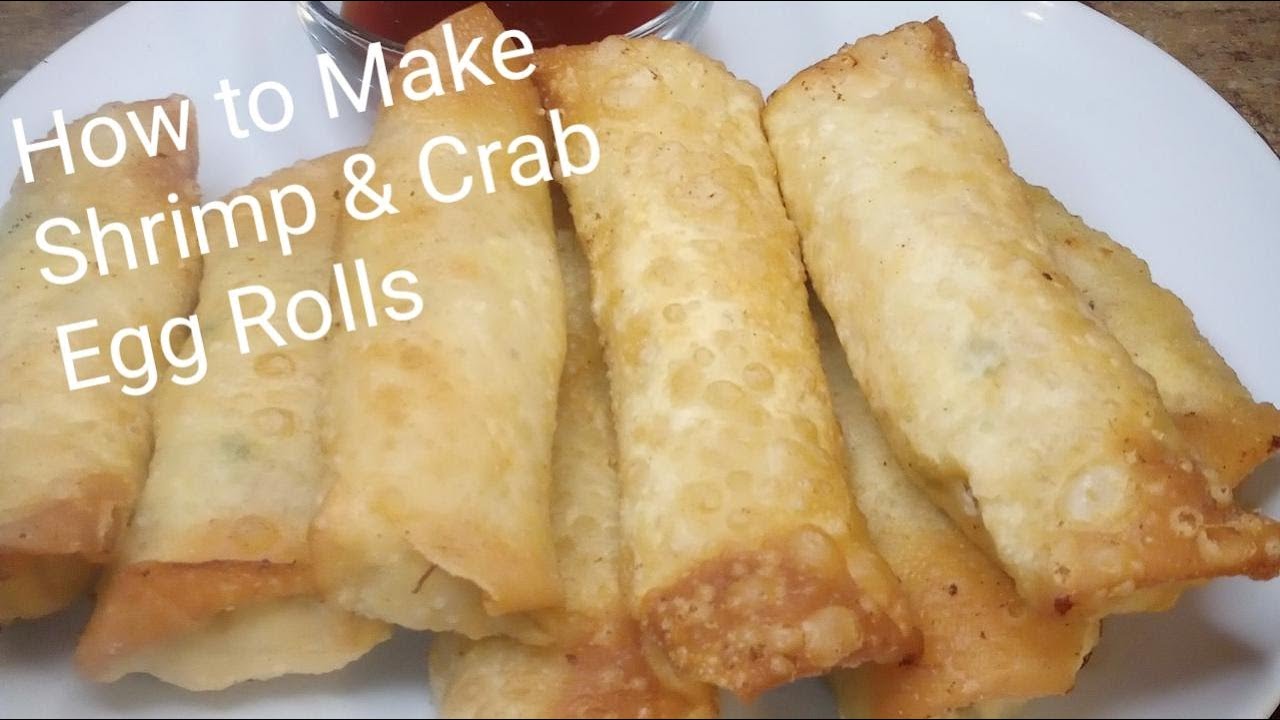 How to Make SHRIMP & CRAB RANGOON EGG ROLLS : Quick & Easy Recipes! OH ...