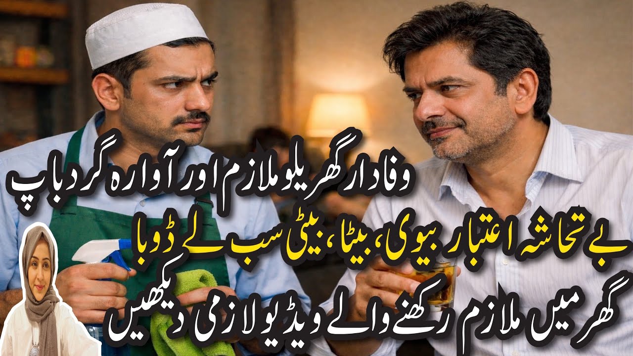 Wafadaar Mulazim Aur Awaragard Baap || Puranay Mulazim Par Aitabaar Bivi Bachay Sab Lai Dooba !