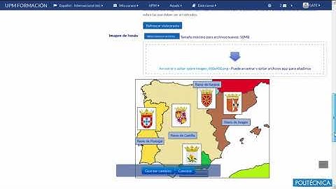 Pregunta de Cuestionario Moodle: Arrastrar y soltar sobre imagen