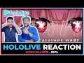 Hololive  mori calliope idol reaction    idol  yoasobi
