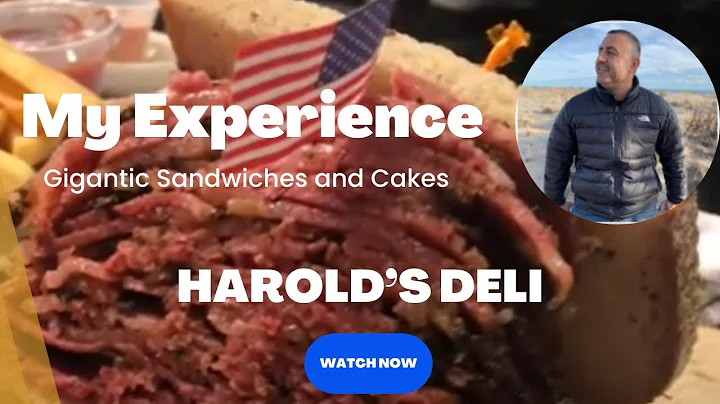 Huge Sandwiches at Harolds Deli Edison NJ